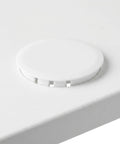 Snap In Locking Caps For Easy, No Fuss Install On Kitchen Cabinets And Furniture, White Plastic Round Hole Plugs 50mm Flush Mount