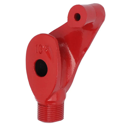 Rock Solid High Hardness Carbon Steel Manual Pipe Bender red component showing detail of the bending head for precise tube manipulation.