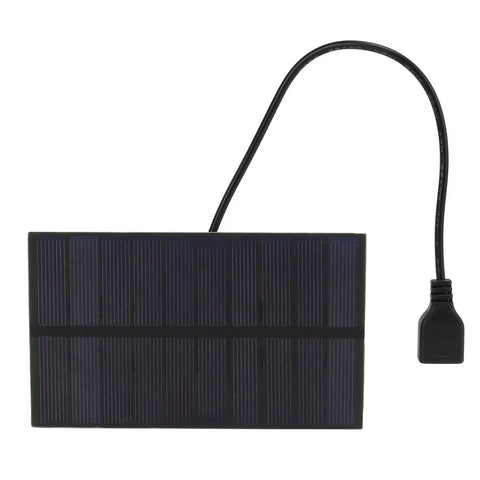 1.5W 5V Flexible Mini Solar Panel With USB Interface For Portable Charging And DIY Projects Ideal For Camping Outdoors And Recharging Small Electronics On The Go