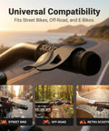 Universal Motorcycle Cruise Control Throttle Assist Grip With Palm Rest Support For Long Rides Anti Slip handlebar on street bike.