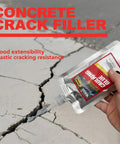 Pro Level Concrete Crack Filler Brings The Vibe With Architectural Matte Finish and Trustworthy Base Seal for Fair Faced Restoration applied into a crack.