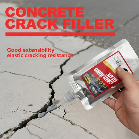 Pro Level Concrete Crack Filler Brings The Vibe With Architectural Matte Finish and Trustworthy Base Seal for Fair Faced Restoration applied into a crack.