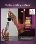 Installation and app control of Color Changing BR30 Smart Downlight Bulb For 5 To 6 Inch Recessed Cans White And Color Ambiance