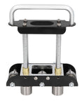 Workhorse Sheet Metal Bending Tool for 0-90 Degree Angles featuring roller bender, hand brake, and easy height adjustment for metal sheets