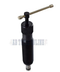 10 Ton Hydraulic Ram Gear Hub Bearing Separator Puller Tool With Screw Drive, close-up of black component with handle view