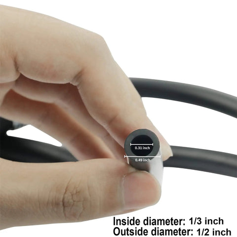 Universal Outboard Fuel Line With Primer Bulb Five Sixteenth Inch Eight Millimeter Marine Boat Fuel Hose Assembly Six Feet Long For Boats RVs Tractors And Caravans Ethanol Compatible Low Permeation