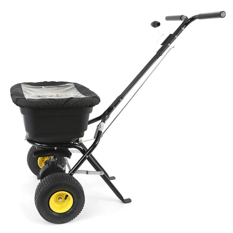Spyker P20 5010 50 Pound Capacity Broadcast Spreader For Fertilizer Grass Seed And Ice Melt With Pro Grade Build