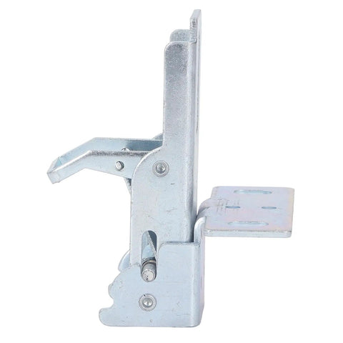 Heavy Duty 180 Degree Folding Table Hinge Slick Double Spring Flip Bracket, side view, durable iron material, for woodworking tools.