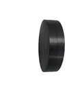 Side view of Large 3.025 Inch Diameter Ceramic Ferrite Disk Magnet 2 Pack Grade 8 Heavy Duty Workhorse, 12 lb pull