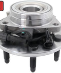 Front Wheel Bearing Hub Assembly For 4WD And AWD Trucks And SUVs Compatible With Cadillac Escalade Silverado 6 Lug With ABS