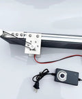 Automatic Conveyor Belt With 10x50cm PVC Wear Resistant Belt And Adapter Adjustable Speed And Super Powerful Motor For Food Processing Applications Delivers Smooth Transmission And Significantly Boosts Work Efficiency