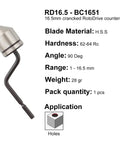 Acrux7 hand deburring tool with bent shaft and metal countersink blade