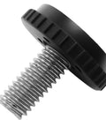 Set Of 4 Heavy Duty Adjustable Leveling Feet With 5 16 18 Threads Made From Tough Rust Resistant Stainless Steel, close-up view.