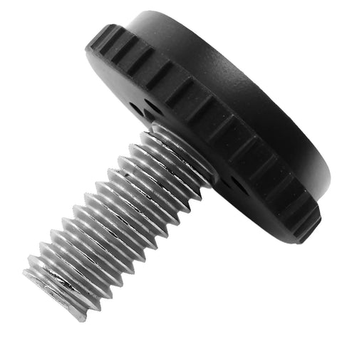 Set Of 4 Heavy Duty Adjustable Leveling Feet With 5 16 18 Threads Made From Tough Rust Resistant Stainless Steel, close-up view.