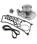 Timing Belt Water Pump Kit With Valve Cover Gasket Compatible With Honda Civic 1.7L D17A1 Years 2001 2005 Complete Engine Repair Set Ensures Coolant Flow And Smooth Motor Running For Daily Driver Or Car Hot Super Deal Fast Ship Today Value