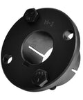MINERGUY 1 inch bore steel pulley hub with H-style flange and three bolts