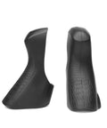 Silicone Hood Covers For Bike Brake Levers And Shifters, Cushy Grip, Vibration Dampening, Compatible With Shimano 105 ST 6800, Pair, Black
