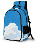 Free As A Bird Printed Unisex Backpack With Large Capacity For Daily Use Durable Polyester Breathable Lightweight Design Smooth Zipper