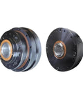 Dead Nuts Reliable Hollow Harmonic Drive Reducer Gearbox for Servo Motors, showing black metal construction and hollow shaft design.
