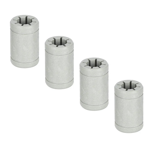 Four Piece Lm8uu Plastic Linear Bearing Kit For 3D Printers Delivering Slick Glide Dead Quiet Running And Zero Grease Drama With Top Shelf Polymer Build Perfect For Straightforward Diy Projects And Cnc Router Mods