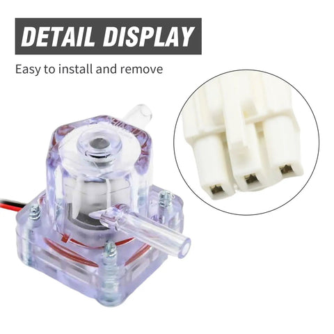 0420A Micro Flow Sensor Replacement For Sears Kenmore Elite Refrigerator Ice Maker compact clear plastic flow meter with white connector