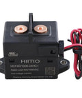 Heavy Duty High Voltage DC Relay Contactor With Ceramic Seal 40 Amp 1000 Volt DC Zero Arc Magnetic Blowout side view with wires
