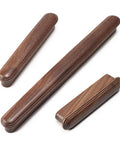 Solid Walnut Wood Cabinet Handles And Drawer Pulls For Cabinets, Dressers, And Wardrobes, Dope Retro Chinese Style Hardware, 3.78 Inch 96mm