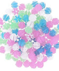 Pile of colorful plastic spoke beads from the Multicolor Bicycle Spoke Beads Set With Luminous Plastic Clips Durable Clip Beads For Kids Bikes 72 Piece Wheel Decoration Kit For Fun Safe Cool Eye Catching Spokes