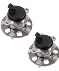 Two Piece Rear Left And Right Wheel Bearing And Hub Assembly Set Built For 2017 2020 Hyundai Elantra Eco SE Value Edition Limited 2018 2020 Elantra SEL And 2018 2022 Kona Front Wheel Drive shown in set of two