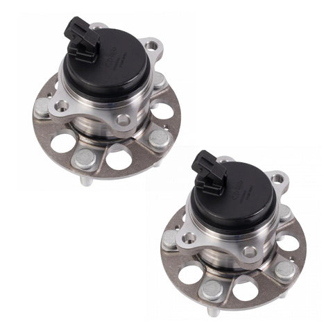 Two Piece Rear Left And Right Wheel Bearing And Hub Assembly Set Built For 2017 2020 Hyundai Elantra Eco SE Value Edition Limited 2018 2020 Elantra SEL And 2018 2022 Kona Front Wheel Drive shown in set of two
