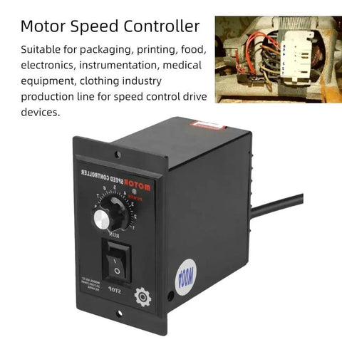 400W AC 220V Motor Speed Controller Regulator With Forward And Backward Drive Pro Grade Heavy Duty Unit for industrial use.