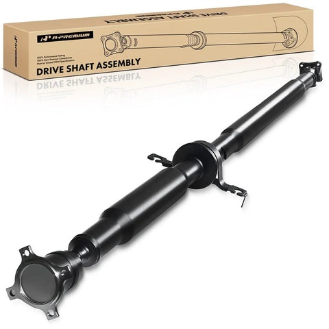 Heavy Duty Rear Driveshaft For Ford Edge Lincoln Mkx 2007 To 2014 Awd All Wheel Drive two-piece design with black finish