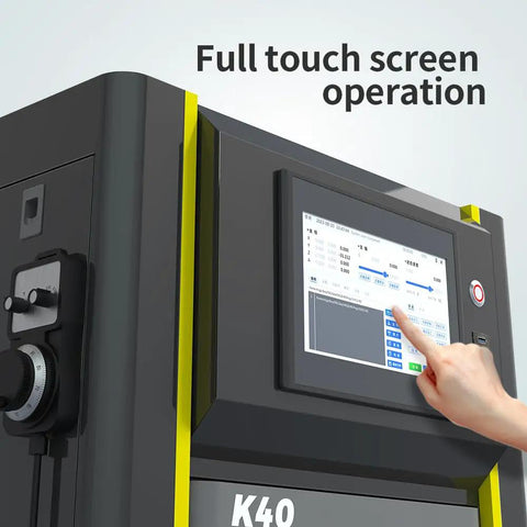 Desktop 4 Axis CNC Engraving Machine For Jade Wood And Metal Jewelry With 3D Precision Carving And Bracelets Surface Engraving Free Training Included For DIYers And Pros Today touchscreen operation detail