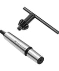 Pro Grade MT2 Drill Chuck 1/32 to 5/8 Inch for Lathe and Drill Press with Quick Change Shank and Chuck Key