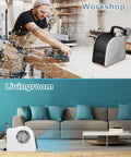 High Velocity Blower Fan For Drying, Cooling And Ventilating Portable Air Mover in workshop and living room settings