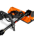 Orange 60 Inch PTO Drive 3 Point Hitch Offset Flail Ditch Bank Mower For 25 To 60 HP Cat 1 Tractors, Model VAM60