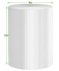 Tough As Nails Heavy Duty Bubble Wrap Cushioning Roll Two Pack 12 Inch By 36 Feet Perforated Every 12 Inches Tear Resistant Packing Wrap For Moving Shipping And Storage Made In USA