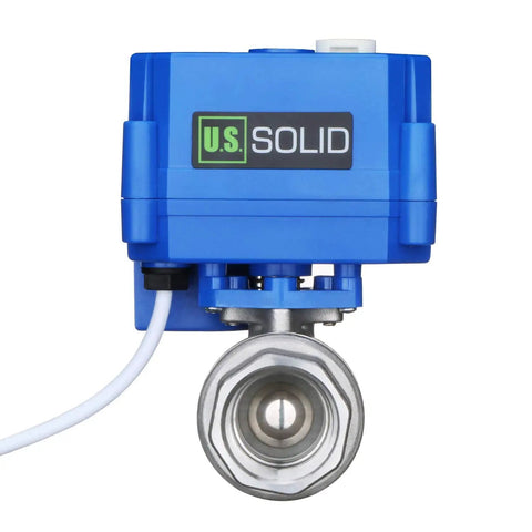 Motorized Three Quarters Inch Ball Valve Full Port NSF Certified 304 Stainless Steel With Manual Function