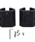 Mingzhe Precision Corner Clamps For Toolboxes Are Totally Dope Heavy Duty Rails With CNC Machined Aluminum Alloy parts, black finish.