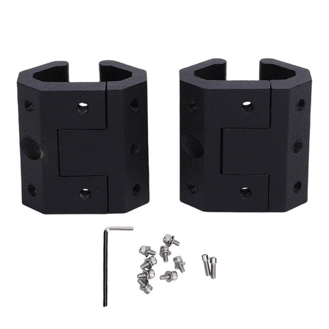 Mingzhe Precision Corner Clamps For Toolboxes Are Totally Dope Heavy Duty Rails With CNC Machined Aluminum Alloy parts, black finish.