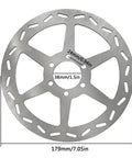 Rear Brake Disc Rotor 179mm for Motovox MBX10 MBX11 Baja Doodle Bug DB30 Blitz Racer Coleman CT100U CC100X Mini Bike Go Kart