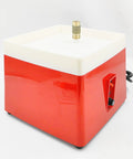 Featherweight Slick Portable Stained Glass Grinder Machine With Automatic Water Cooling five diamond grinding bits in red finish