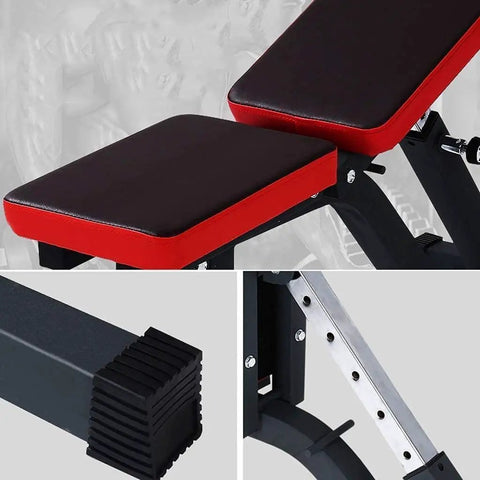 Home Gym Adjustable Weight Bench For Dumbbells And Situps Indoor Workout Bench Multi Functional Equipment With 6 Position Backrest And 2 Position Seat details