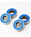 4 Pack Rubber Sealed Ball Bearings For RC Cars High Speed Performance With Smooth Rotation Durable Bearing Kit For Toy Rigs Wear Resistant And Rust Proof For Long Lasting Runs blue sealed bearings