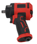 1/2 Inch Air Chucker Pneumatic Impact Wrench 1200Nm 10000 RPM Turbo Speed Heavy-Duty Tool with Muffler and Connector, lightweight handle.