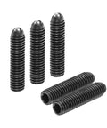 Heavy Duty Hex Socket Ball Plungers M6 X 25mm Thread 10 Pack High Carbon Steel Spring Loaded Assembly on a white background.