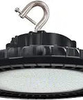 Workhorse 480V UFO LED High Bay Light With 180 Watt 200 Watt 240 Watt Selectable Output 38400 Lumens Tunable 4000K 5000K 5700K CCT