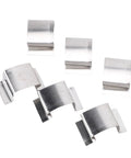 Heavy Duty Glass Clamps for Greenhouses 50 Pack Steel Sprung G Clamp Holders for Securing Climbing Plants and Glazing Panels, No Tools Needed, Easy Install Garden Maintenance Kit, Ideal for Greenhouse Projects and Repairs, stainless steel clips