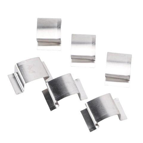 Heavy Duty Glass Clamps for Greenhouses 50 Pack Steel Sprung G Clamp Holders for Securing Climbing Plants and Glazing Panels, No Tools Needed, Easy Install Garden Maintenance Kit, Ideal for Greenhouse Projects and Repairs, stainless steel clips