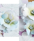 3D Flower Frame Metal Die Cuts Set For Scrapbooking And Card Making With Leaves And Floral Embossing Dies, paper flowers close-up